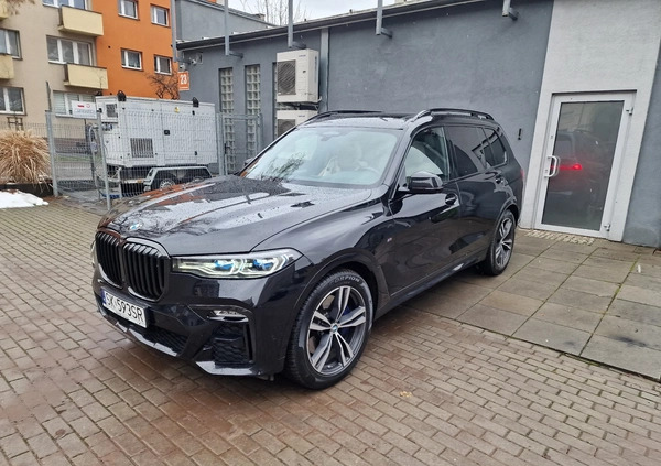 BMW X7 cena 405000 przebieg: 97183, rok produkcji 2020 z Zaklików małe 191